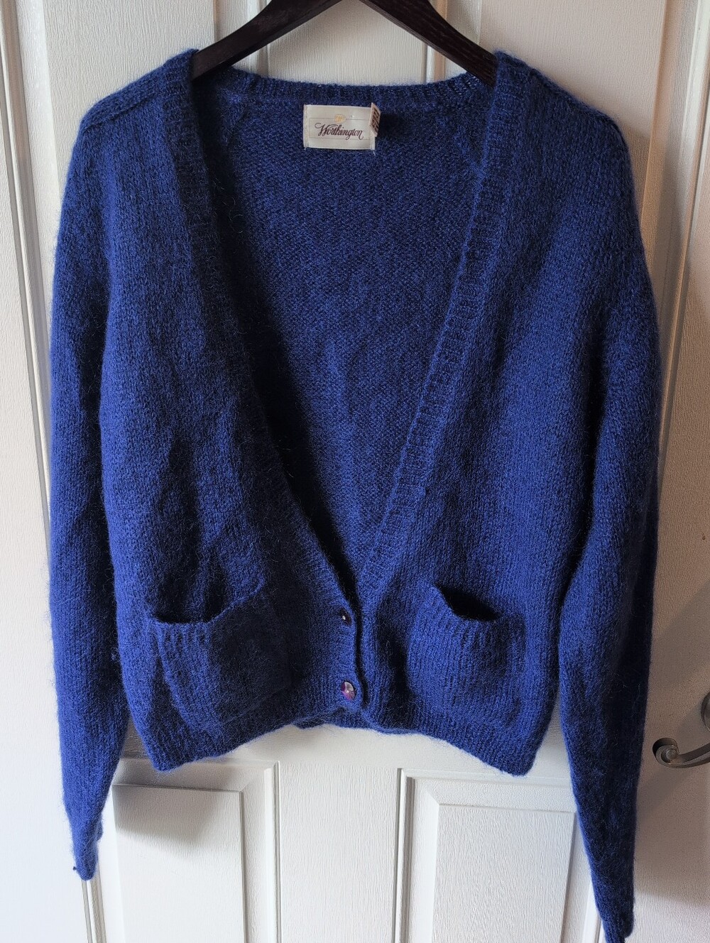 Worthington vintage Women's Navy Mohair Blend Sweater - Size S